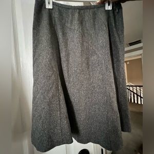 Ann Taylor Grey Wool Skirt size 10
